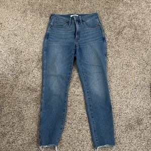 Madewell curvy high-rise skinny jean size 27